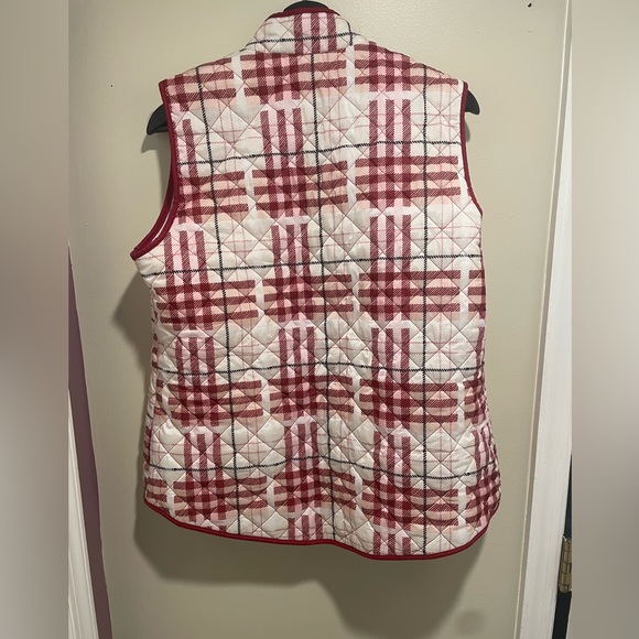 Karen Scott Plaid Vest - Picture 4 of 4